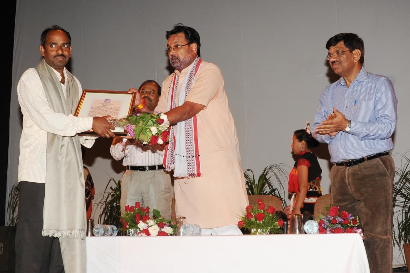 Dinesh Chandra Kumhar honoured at the National Museum of Humankind (IGRMS) in Bhopal