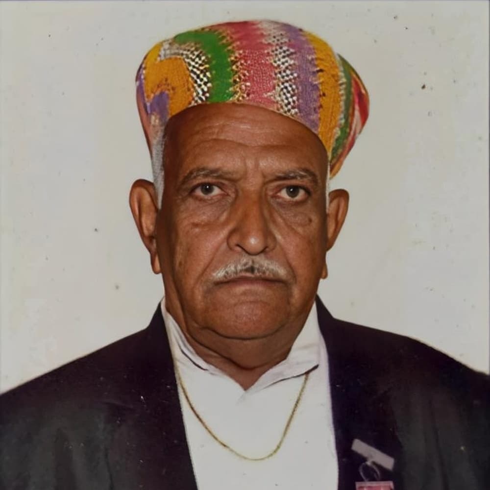 Portrait of Late Padma Shri Mohan Lal Kumhar, Molela terracotta artisan